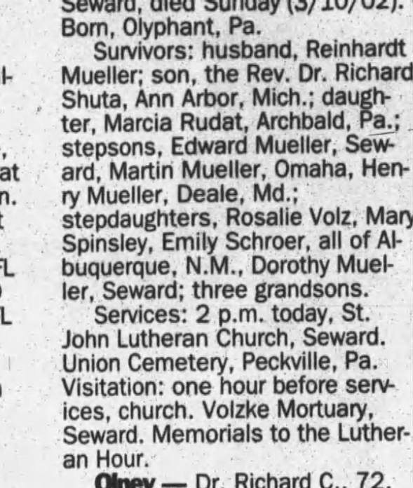 Clipping from Lincoln Journal Star
